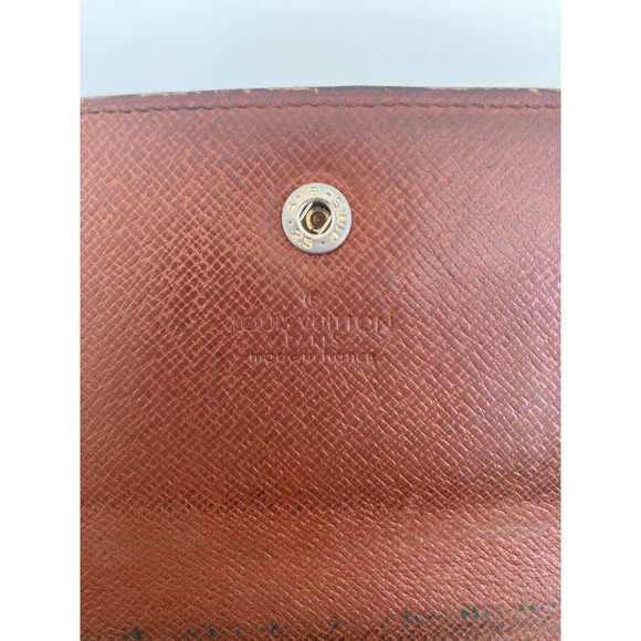 LOUIS VUITTON Vintage Monogram Sarah Wallet Brown - Picture 8 of 14